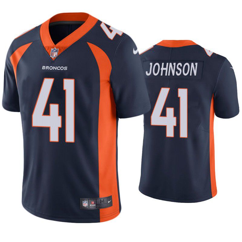 Men Denver Broncos #41 Jamar Johnson Nike Blue Limited NFL Jersey